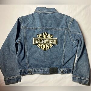 Harley-Davidson Blue Jean Jacket for Kids